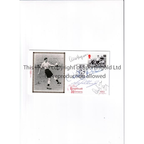 1481 - FOOTBALL AUTOGRAPHS      A First Day Cover with 7 signatures including John Toshack, Ian Callaghan, ... 