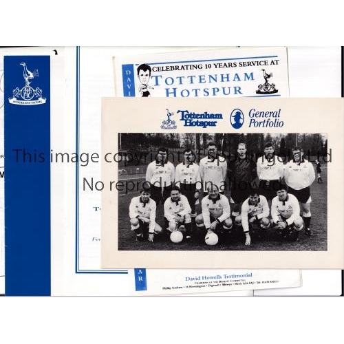 23 - TOTTENHAM HOTSPUR        Miscellany including a competition card for General Portfolio Financial Ser... 