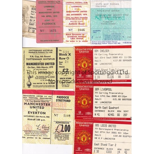 264 - MANCHESTER UNITED       Nine tickets: home v Everton 12/3/1983 FA Cup, Chelsea and Liverpool 2000/1,... 