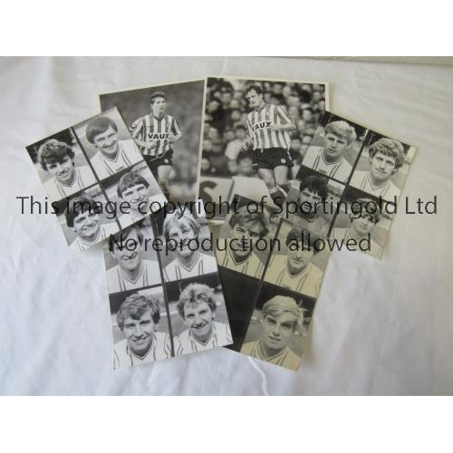 141 - PRESS PHOTOS / SUNDERLAND 1982/3    Six B/W photos with stamps on the reverse, four 8