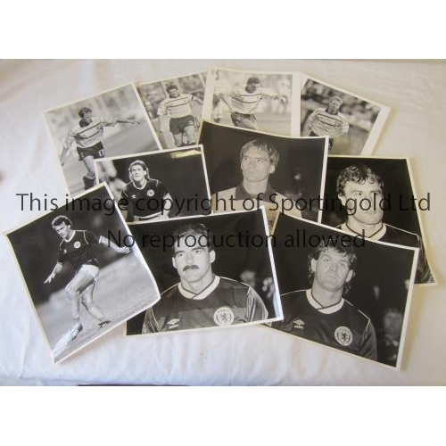 144 - PRESS PHOTOS / SCOTLAND      Nineteen B/W photos from the 1980's, sixteen with stamps on the reverse... 