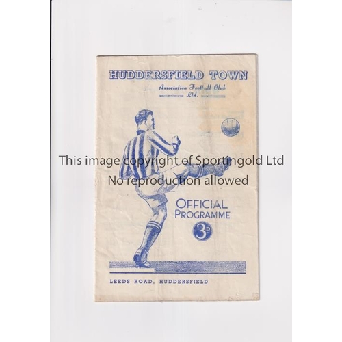 1102 - 1951 FA CUP SEMI-FINAL REPLAY AT HUDDERSFIELD TOWN / NEWCASTLE UNITED V WOLVES      Programme for th... 