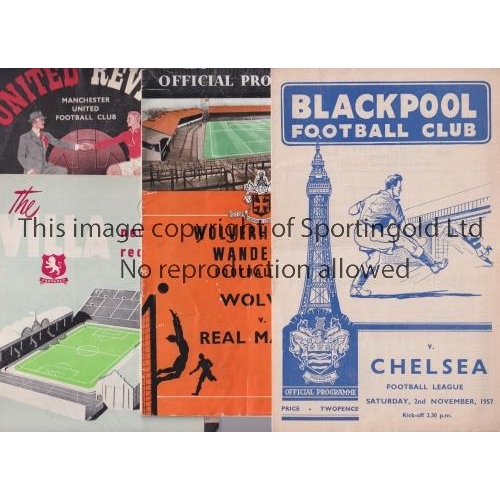 1584 - 1950'S FOOTBALL PROGRAMMES   Over 120 programmes from 1950 to 1959. Good variety of clubs and opposi... 