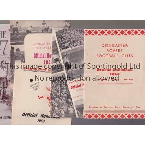 1609 - DONCASTER ROVERS      Four Official Handbooks for the years 1951, 1952, 1953 and 1954 and  Limited E... 