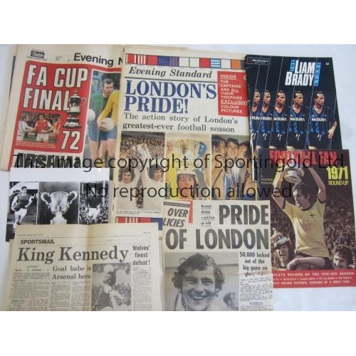 223 - ARSENAL      Six publications: The Liam Brady Story including Republic of Ireland v Finland 16/5/199... 