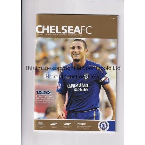 324 - CHELSEA V ARSENAL 2005 MOCK PROGRAMME      Official printer's proof 76 page programme for Chelsea's ... 