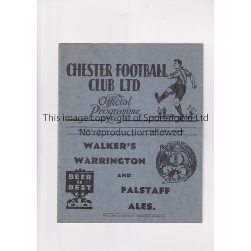 497 - NORTH V SOUTH / AMATEUR INTERNATIONAL 1935 AT CHESTER               Programme for the trail match at... 