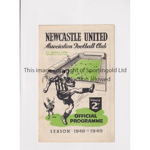 972 - NEWCASTLE UNITED RESERVES V BURNLEY RESERVES 1948     Programme for the Central League match at Newc... 