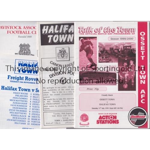 188 - HALIFAX TOWN      Forty six home programmes including 'one a season' for 34 years between the late 5... 