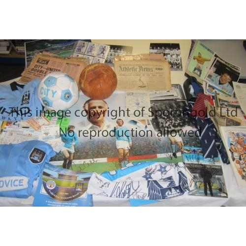 226 - MANCHESTER CITY TREASURE CHEST       FOR COLLECTION ONLY A large amount of memorabilia including tic... 