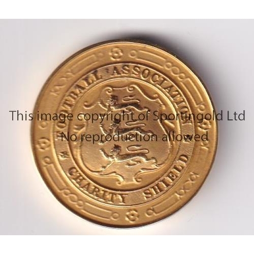327 - ARSENAL / GEORGE MALE / 1934 CHARITY SHIELD       Gold hallmarked 1934 Charity Shield winners medal ... 