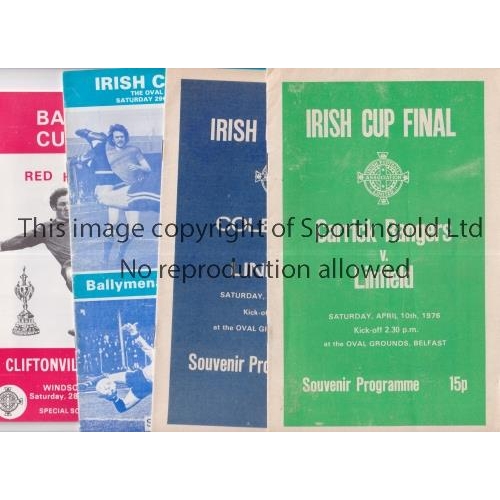 53 - IRISH CUP FINALS      Thirty six programmes 1976 - 1998 and 2000 - 2009 including the 1983, 1985 and... 