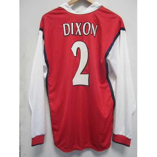 277 - ARSENAL PLAYER ISSUE SHIRT / LEE DIXON         Red shirt with white long sleeves for season 1999/200... 
