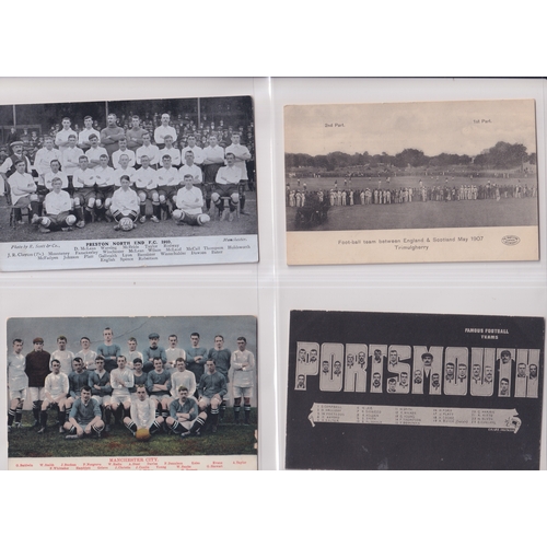 230 - FOOTBALL POSTCARDS       Over 100 postcards from the early 1900's onwards with the vast majority Pre... 