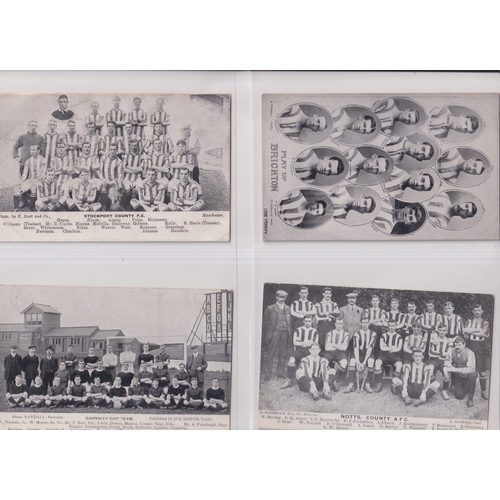 230 - FOOTBALL POSTCARDS       Over 100 postcards from the early 1900's onwards with the vast majority Pre... 
