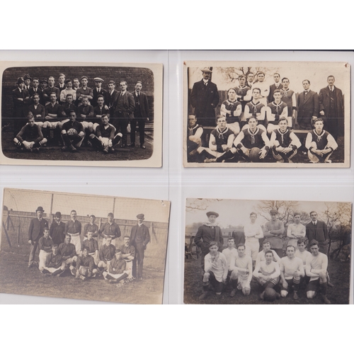 230 - FOOTBALL POSTCARDS       Over 100 postcards from the early 1900's onwards with the vast majority Pre... 