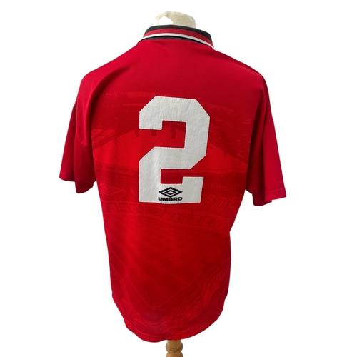 MATCH WORN MANCHESTER UNITED 1994/95 FOOTBALL SHIRT, AS WORN IN