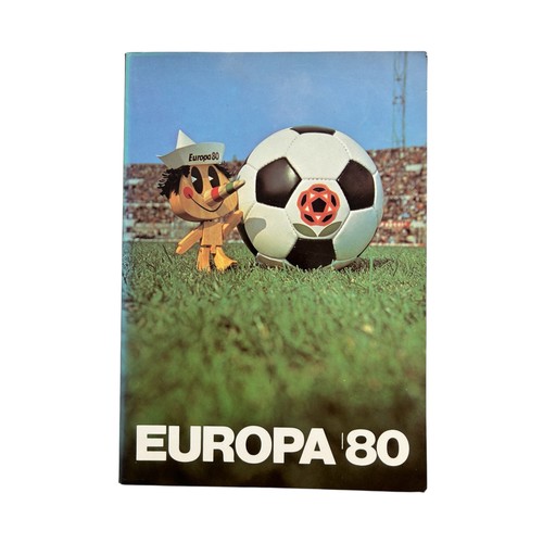 23 - X2 ITALY 1980 EUROPEAN CHAMPIONSHIPS  FOOTBALL PROGRAMMES, EUROPA 80 PRESS BROCHURE, NAPOLI GIUGNO 1... 