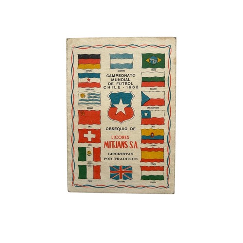 25 - COLLECTION OF WORLD CUP CHILE 1962 EPHEMERA, 'REPRESENTANTE FIFA' OFFICIAL PRESS STICKER, OFFICIAL '... 