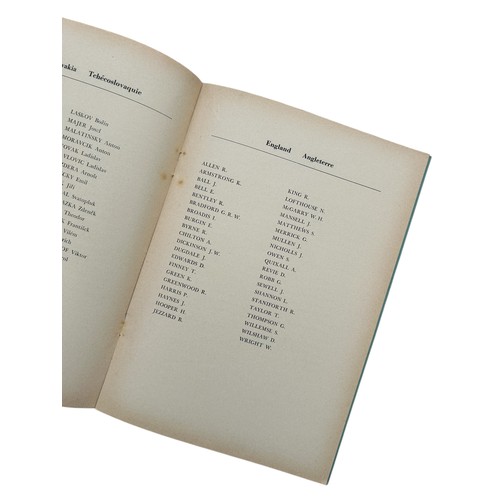 36 - 1954 SWITZERLAND WORLD CUP OFFICIAL LIST OF PLAYERS PROGRAMME, 'JULES RIMET CUP', INCLUDING EVERY CO... 