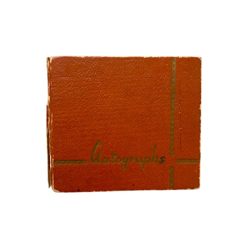 THE BEATLES- A SUPERB AUTOGRAPH BOOK COMPILED BY VENDOR OVER SEVERAL YEARS, HEADLINED BY A COMPLETE SET OF BEATLES SIGNATURES- JOHN LENNON, PAUL MCCARTNEY, GEORGE HARRISON, AND RINGO STAR- SIGNED ON THE 24TH DECEMBER 1964 AT THE HAMMERSMITH ODEON DURING THE ICONIC "ANOTHER BEATLES CHRISTMAS SHOW". THE AUTOGRAPHS WERE OBTAINED BY THE VENDOR'S SISTER-IN-LAW, WHO WORKED AT ODEON AND WAS PRESENT THAT NIGHT. THE BOOK ALSO FEATURES A RANGE OF CONTEMPORARY CELEBRITIES AUTOGRAPHS, INCLUDING 1966 WEST GERMANY WORLD CUP FINALIST 'HELMUT HALLER', SINGER CILLIA BLACK, SEVERAL MEMBERS OF THE WEST INDIES CRICKET TEAM INCLUDING THE LEGENDARY GARY SOBERS AND THE BOLOGNA TEAM THAT FACED LEEDS UNITED IN THE 1967 INTER-CITIES FAIRS CUP.