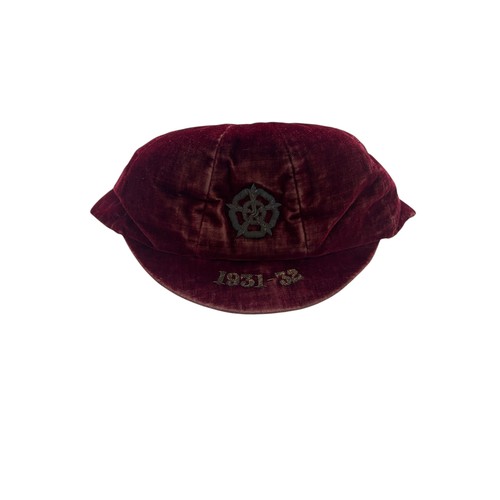 101 - 1930-31 CLIFF BASTIN ENGLAND DEBUT F.A. INTERNATIONAL CAP, AWARDED TO ARSENAL'S CLIFF BASTIN FOR THE... 