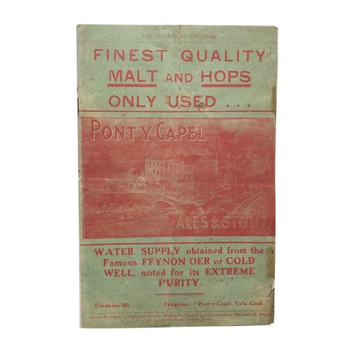 145 - MERTHYR TOWN VERSUS COVENTRY CITY 1913/14 FOOTBALL PROGRAMME, 25/10/1913, SOUTHERN LEAGUE. SHOWING W... 