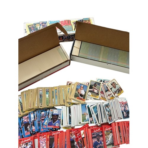778 - LARGE COLLECTION OF BASEBALL CARDS, ALL AMERICAN ISSUED, FLEER 1990 ORIGINAL BOX, DONRUSS 1991, PLUS... 