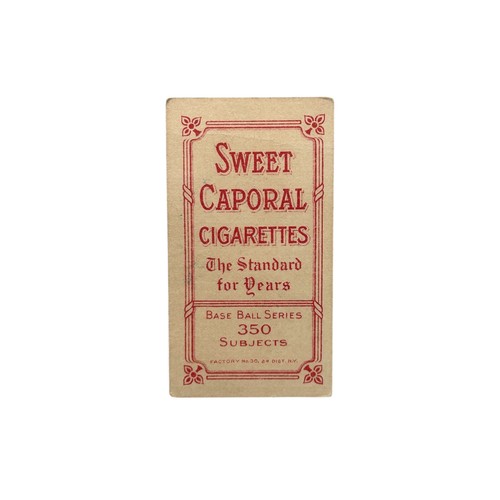 749 - 1909-11 T206 SWEET CAPORAL BASEBALL CIGARETTE CARD, BILL MALARKEY, BUFFALO, WHITE BORDER, PORTRAIT, ... 