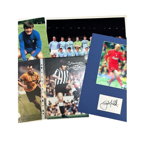 COLLECTION OF SIGNED FOOTBALL PHOTOGRAPHS, MANY EXAMPLES 1970S ONWARDS ...