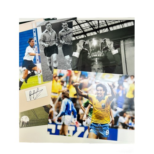 COLLECTION OF SIGNED FOOTBALL PHOTOGRAPHS, MANY EXAMPLES 1970S ONWARDS ...