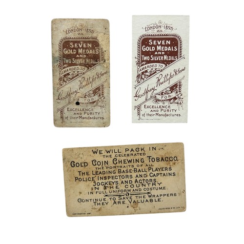 jockey cigarette cards 1890s JOCKEY CIGARETTE CARDS, 1887 BUCHNER GOLD COIN FISHER, X2 GODFREY  PHILLIPS MORNINGTON CANNON &
