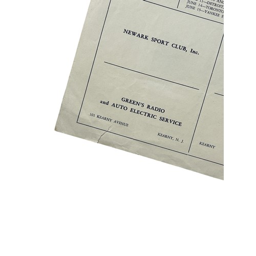 99 - 1952 MANCHESTER UNITED VERSUS NEW JERSEY SELECT FOOTBALL PROGRAMME, 9/5/1952, MANCHESTER UNITED US T... 