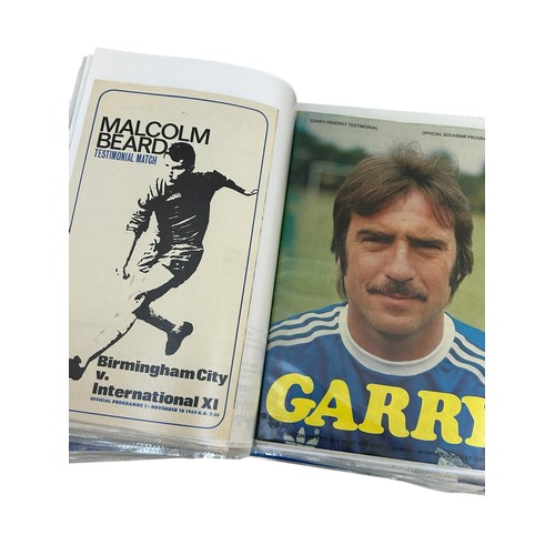 160 - ALBUM OF MISCELLANEOUS BIRMINGHAM CITY/ GAMES PLAYED AT ST ANDREWS FOOTBALL PROGRAMMES, 25+, SEMI-FI... 