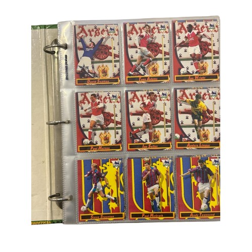 1991-92 SHOOTING STARS FOOTBALL TRADE CARDS ALBUM, 760 IN TOTAL