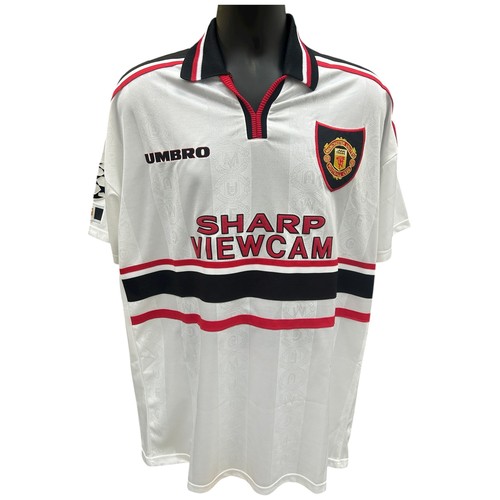 JOHN CURTIS MANCHESTER UNITED 1998/99 MATCH ISSUED FOOTBALL SHIRT