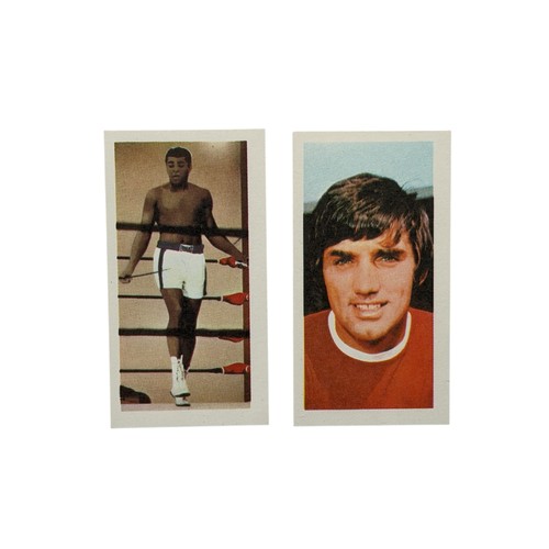 1971 BARRATT FAMOUS SPORTSMEN TRADE CARDS, 14 EXAMPLES, GEORGE BEST ...