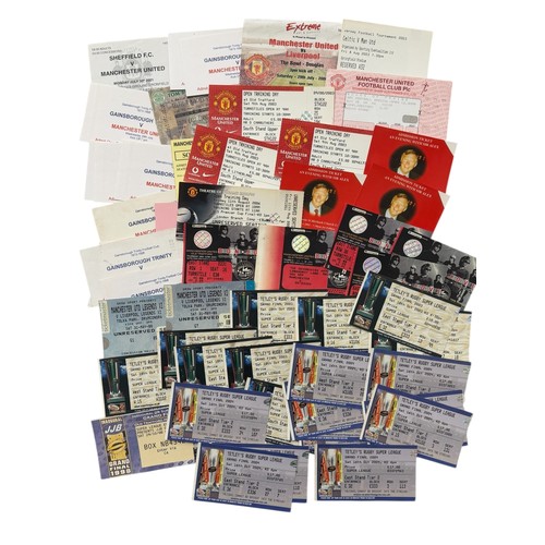 66 - COLLECTION OF MISCELLANEOUS MANCHESTER UNITED FOOTBALL TICKET STUBS, 56 EXAMPLES, FRIENDLIES/ TRAINI... 