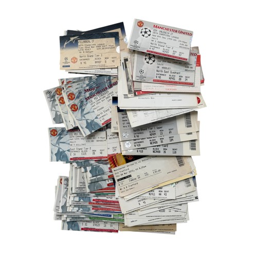 89 - COLLECTION OF MANCHESTER UNITED EUROPEAN FOOTBALL TICKET STUBS, X130 EXAMPLES, MAINLY 2000s ONW, DUP... 