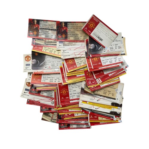 95 - COLLECTION OF MANCHESTER UNITED 2000s FOOTBALL TICKET STUBS, 120 EXAMPLES, DUPLICATES NOTED, 2000-20... 