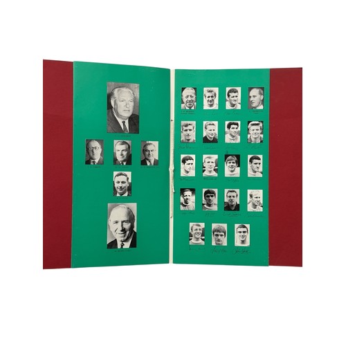 98 - 1966/67 MANCHESTER UNITED LEAGUE CHAMPIONS BANQUET DINNER & DANCE MENU, SUPERB ITEM, MIDLAND HOTEL, ... 