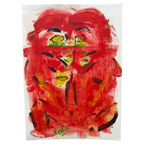 George Best (Manchester United & Northern Ireland), regarded as one of the greatest football players of all time—but as an artist, here goes…

An original painting on artist card, painted by George Best and given to a young lady friend (see provenance). The item is signed to the rear: “Lots of love to my favourite Hayley – George Best xxx.”

A 14 x 10 inch depiction of a red devil. The item comes with various certificates of authenticity and has also been authenticated by George’s long-term friend and agent, Phil Hughes.

The item includes provenance letters from the original owner to whom George gifted the piece, as well as from another member of staff who worked with the original owner. It is also signed to both the front and rear of the painting. Please note, both CoAs are included with the item (personal information is currently redacted). The item also comes with a CV from the original owner, confirming their employment at Forest of Mere.

Quite simply, the Manchester United and sporting superstar had unknown depths—a truly stunning piece of work.