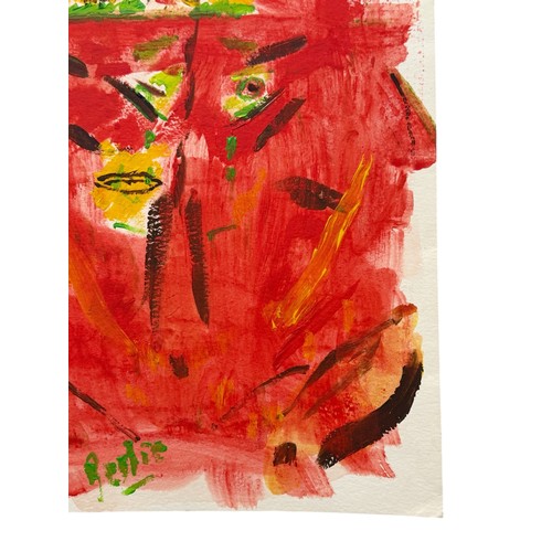 100 - George Best (Manchester United & Northern Ireland) original painting, regarded as one of the greates... 
