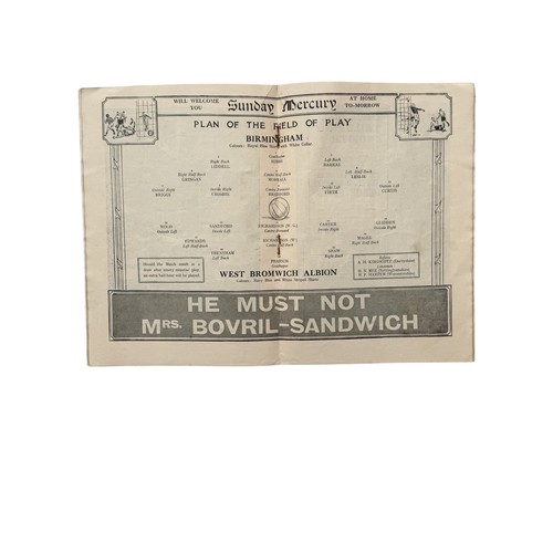 231 - 1931 FA CUP FINAL FOOTBALL PROGRAMME, BIRMINGHAM VERSUS WEST BROMWICH ALBION, 25/4/1931. GENERALLY G... 