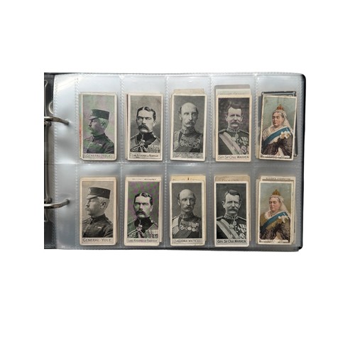 681 - CIGARETTE CARDS, AN ALBUM OF ODDS, 250 CARDS, FOOTBALL, WAR TIME GENERALS, ACTORS, ACTRESSES, BEAUTI... 
