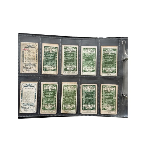 681 - CIGARETTE CARDS, AN ALBUM OF ODDS, 250 CARDS, FOOTBALL, WAR TIME GENERALS, ACTORS, ACTRESSES, BEAUTI... 