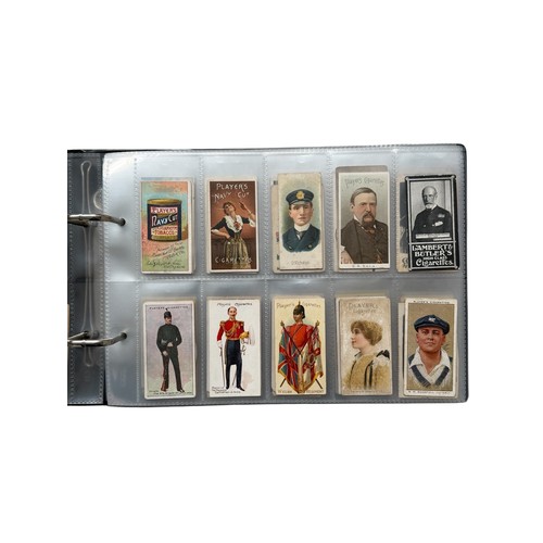 681 - CIGARETTE CARDS, AN ALBUM OF ODDS, 250 CARDS, FOOTBALL, WAR TIME GENERALS, ACTORS, ACTRESSES, BEAUTI... 