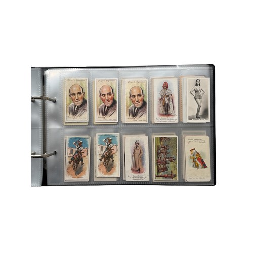 681 - CIGARETTE CARDS, AN ALBUM OF ODDS, 250 CARDS, FOOTBALL, WAR TIME GENERALS, ACTORS, ACTRESSES, BEAUTI... 