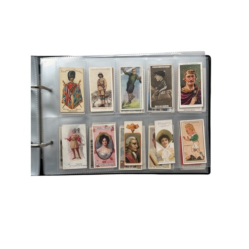 681 - CIGARETTE CARDS, AN ALBUM OF ODDS, 250 CARDS, FOOTBALL, WAR TIME GENERALS, ACTORS, ACTRESSES, BEAUTI... 