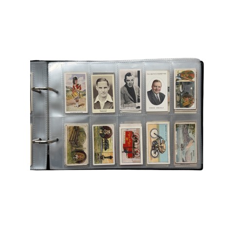 681 - CIGARETTE CARDS, AN ALBUM OF ODDS, 250 CARDS, FOOTBALL, WAR TIME GENERALS, ACTORS, ACTRESSES, BEAUTI... 